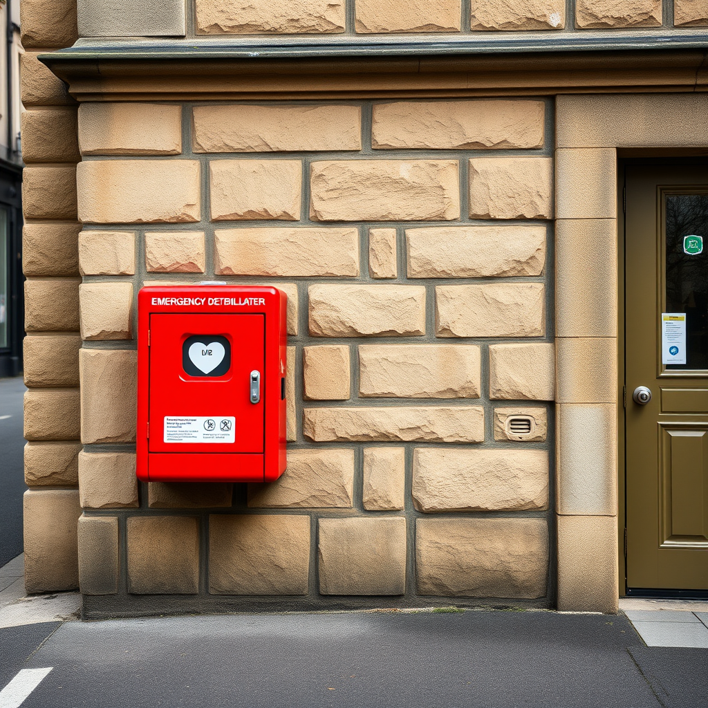 Blackwood buildings fitted with life-saving heart devices